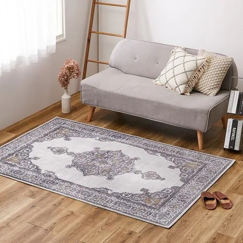 【メーカー直送品】萩原 転写プリントラグ オッタ 約130×190cm