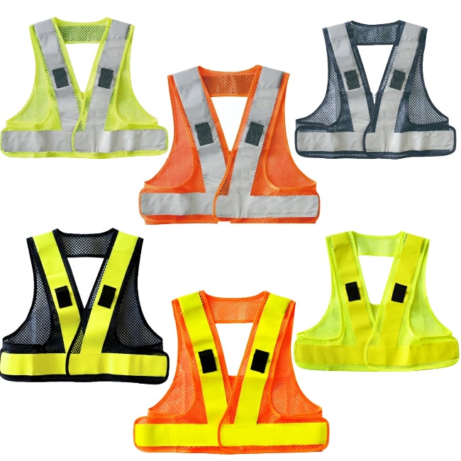 【まとめ買い5着】フルハーネス反射ベスト フルハーネス 安全チョッキ ショート丈リンクサス F-H-V 反射 ランヤード 堕落制止 反射テープ X型 Y型 ショート丈 通気性 メッシュ 休止フック掛