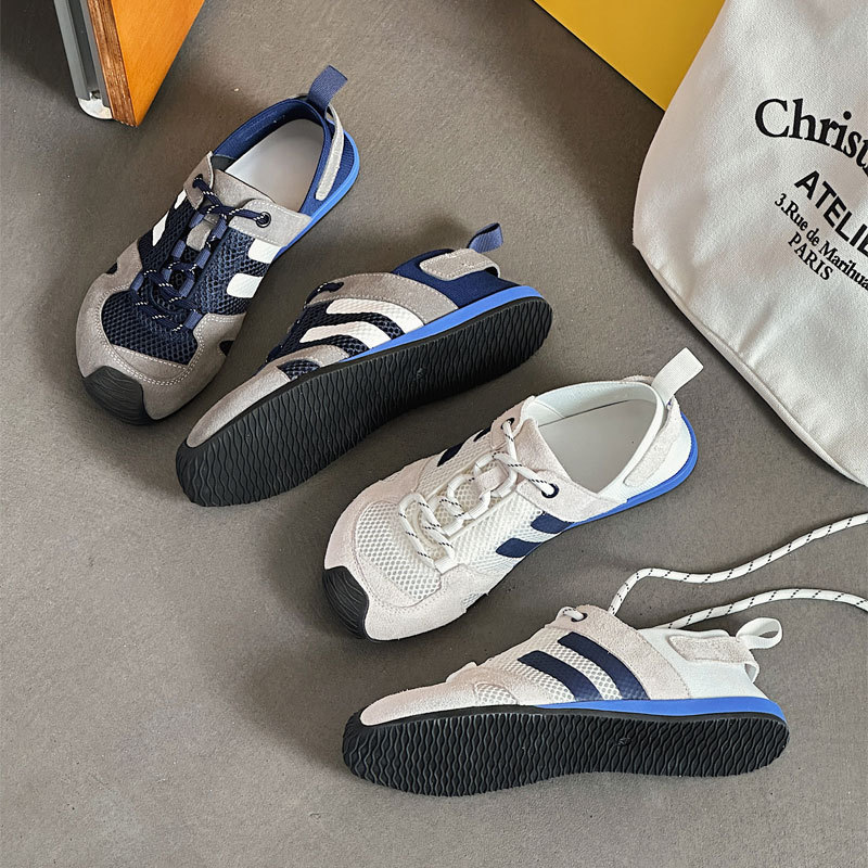 フォレストガンプシューズの韓国版軽量カラーマッチングスポーツカジュアルシューズ2025年夏登山スポーツシューズ通気性滑り止めドイツトレーニングシューズ 4,668円