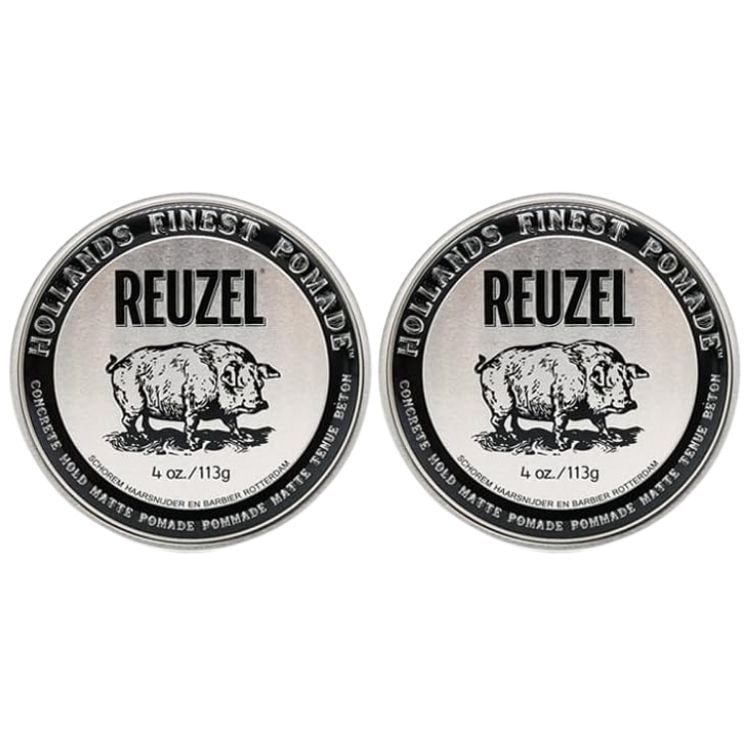 2個セット REUZEL ルーゾー ポマード コンクリート ホールドマット シルバー 113g ヘアワックス