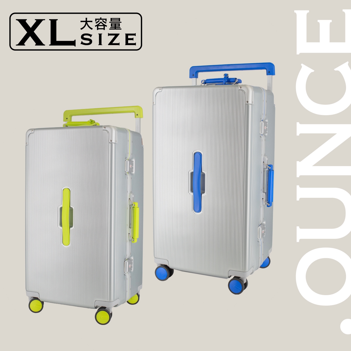 スーツケース アルミフレーム 軽量 耐衝撃 ビジネス 出張 キャリーケース キャリーバッグ 旅行バッグ かばん XLサイズ （7泊） 【revel28】