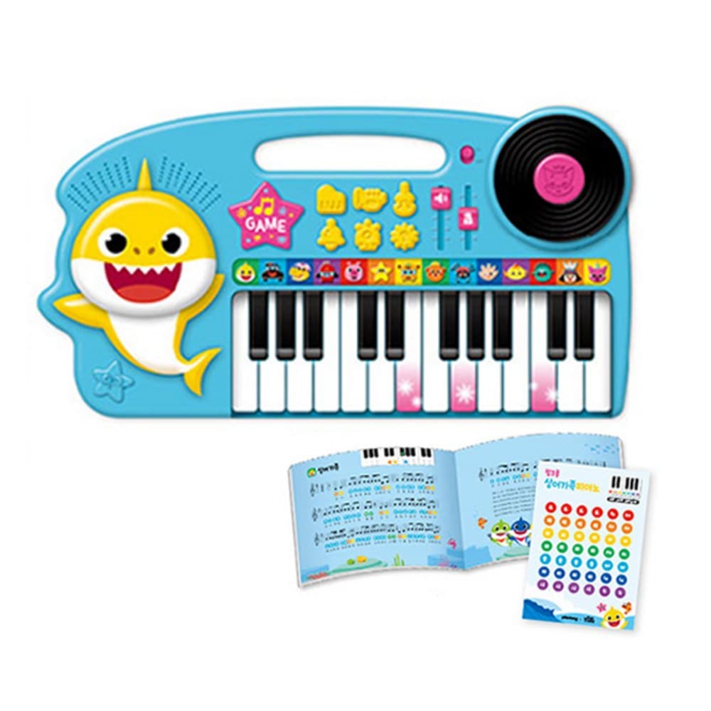 ピンクポンサメ家族ピアノ