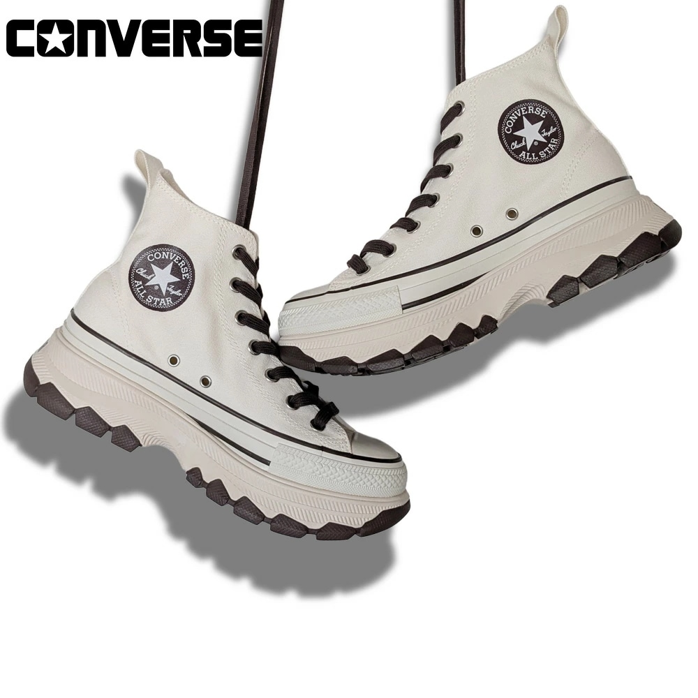 コンバース トレックウエーブ CB HI レディース ハイカット スニーカー 厚底 ホワイト CONVERSE ALL STAR TREKWAVE CB HI【31315861】