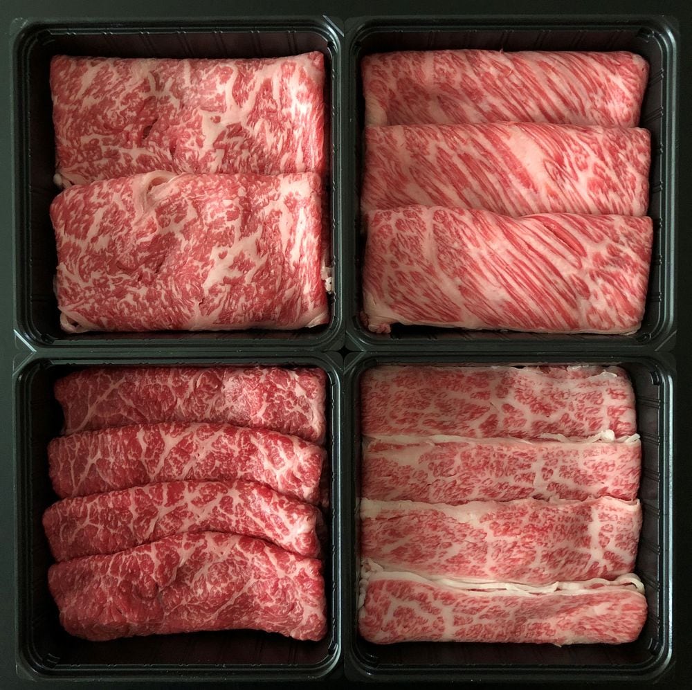 （グルメギフト）高橋畜産 蔵王和牛 すき焼/しゃぶしゃぶ用盛合せ 550g