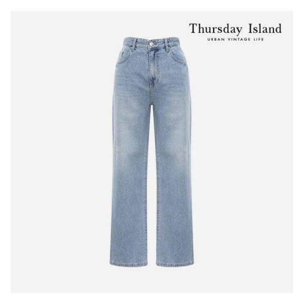 Thursday Island フラワー プリント ルーズフィット バギーデニム(T226MJE135W)その他 パンツ