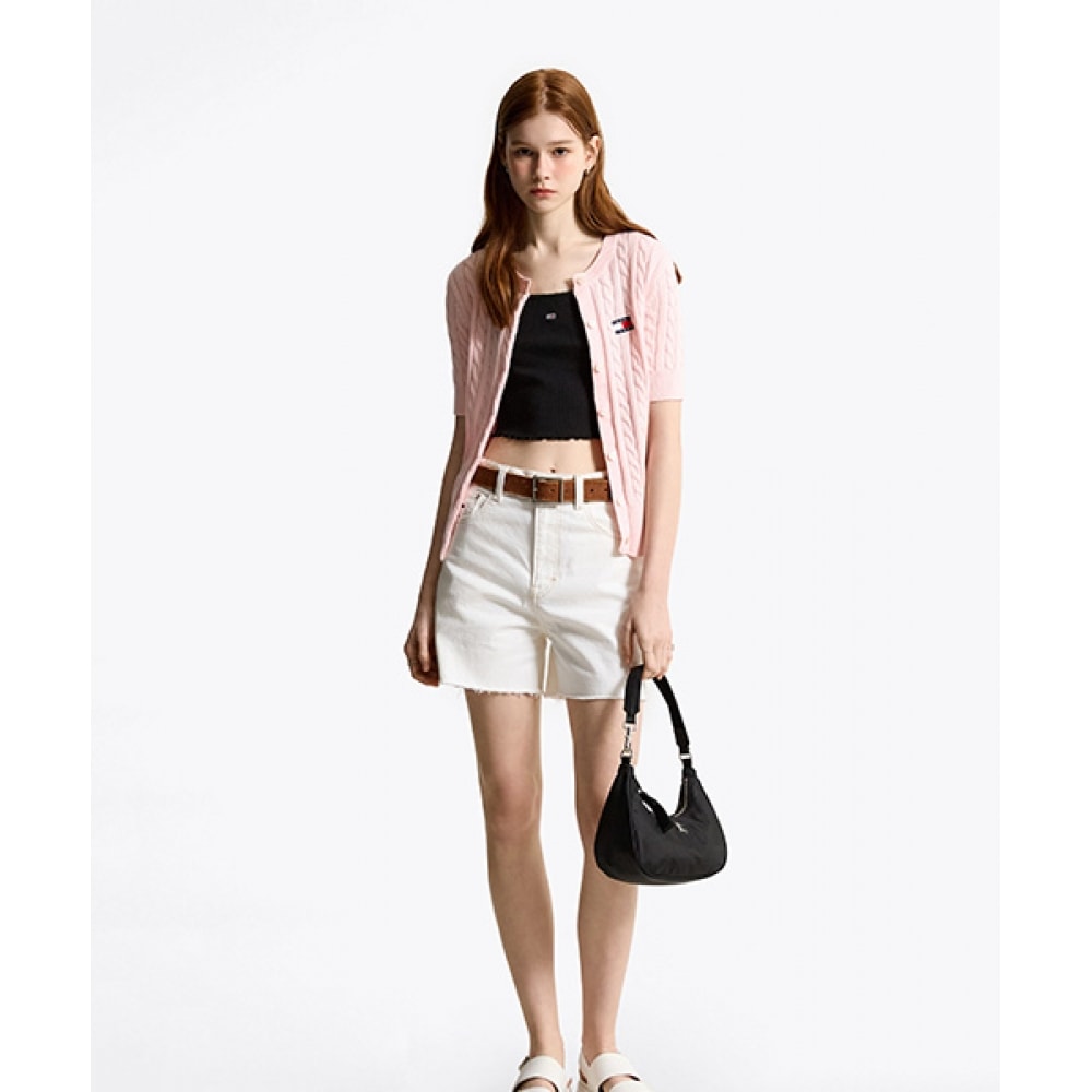 トミー・ヒルフィガー ホワイト マム ショーツ T32F1NEQ46TWT11CE