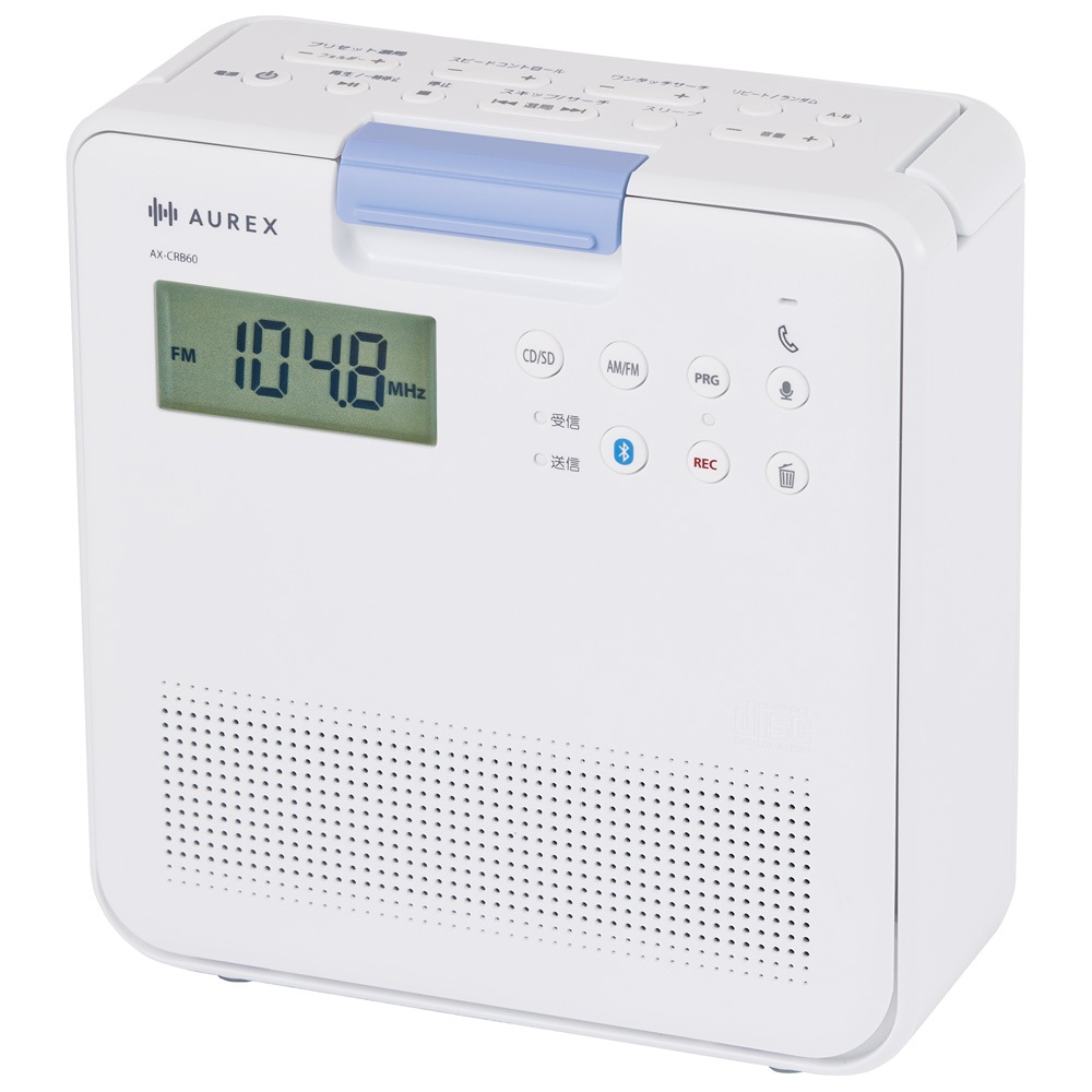 東芝 AX-CRB60(W) Bluetooth機能搭載　防水SD/CDラジオ（ホワイト） AXCRB60W