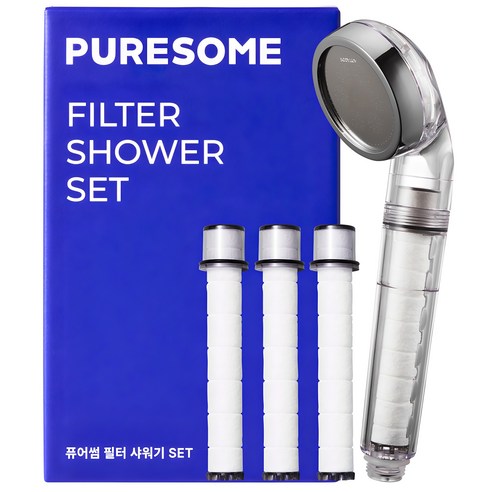 Puresome 6ヶ月セット フィルターヘッド + フィルターヘッド4個 リフィル 韓国製