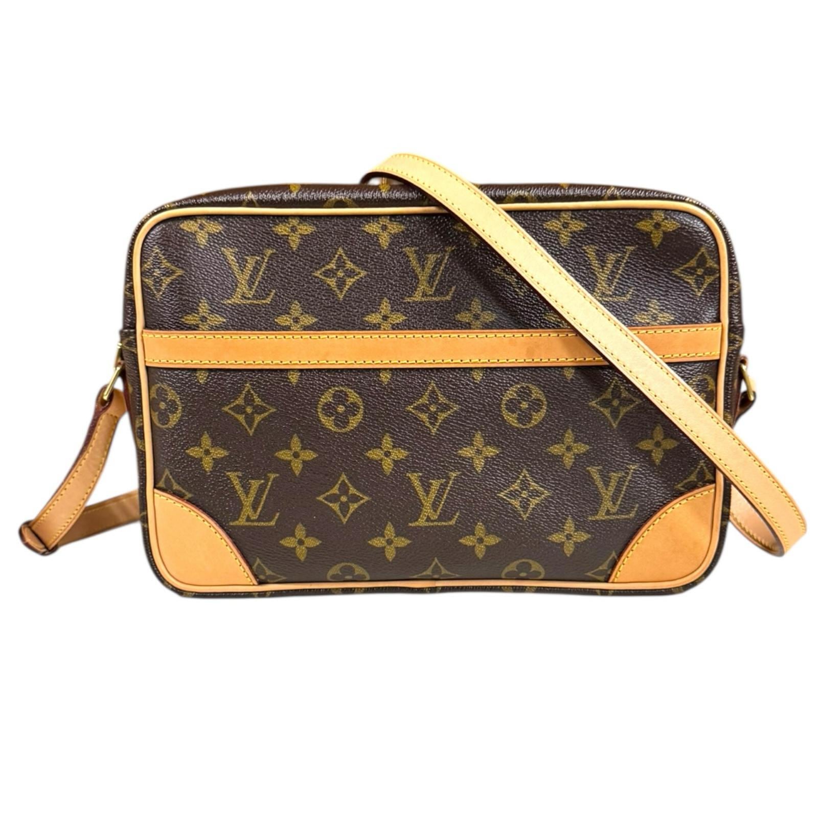ルイヴィトン トロカデロ27 モノグラム ショルダーバッグ モノグラムキャンバス M51274 ブラウン LOUIS VUITTON 中古