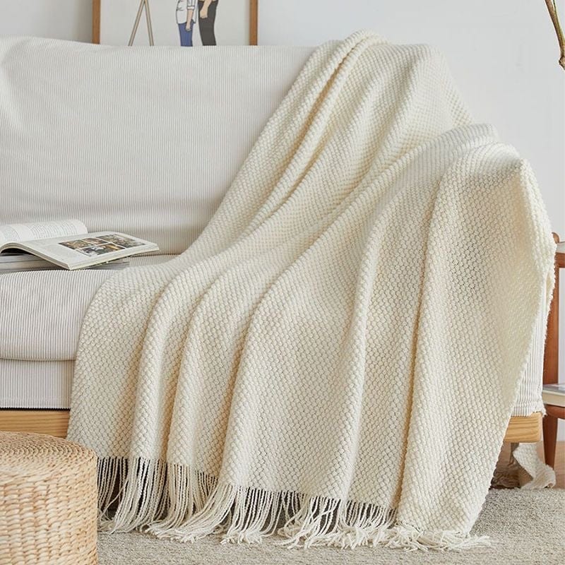 シングル ins風純色エアコンカーペットストールカーペットニットカーペット快適昼寝ソファーカーペ 布団カバーブランケットブランケットニットカーペットウォーム柔軟性防寒保温 布団カバーセット