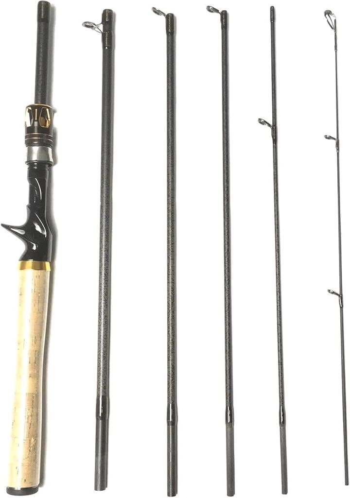 8フィート 2.4m ベイトパックロッド 6ピース L 8ft べイトフィネスロッド トラベルロッド 6本継ぎ(8ft(2.4m)ベイトパックロッド6ピース, 8フィート(2.4m)) 6,703円