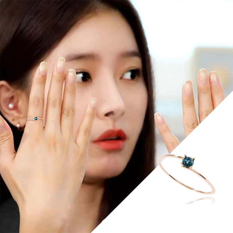 [俳優キムソウン着用韓国人気製品]14k エブゲニア 天然 ラフダイヤ リング/韓国ファッション/韓国ファッションスタイル/韓国ストリートファッション/SNSで人気/韓国の人気ブランド