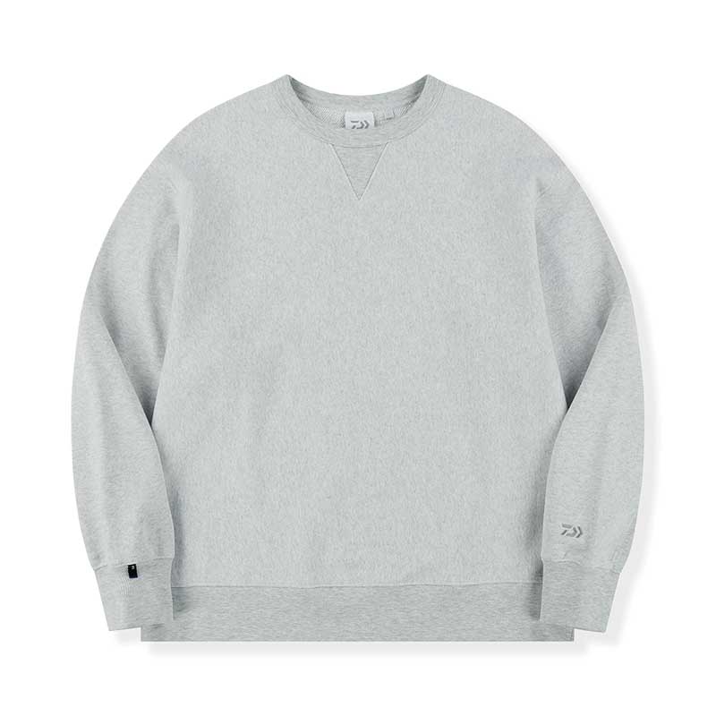 [SPECLIFE] Basic Textured Fleece Crewneck / Melange Cream