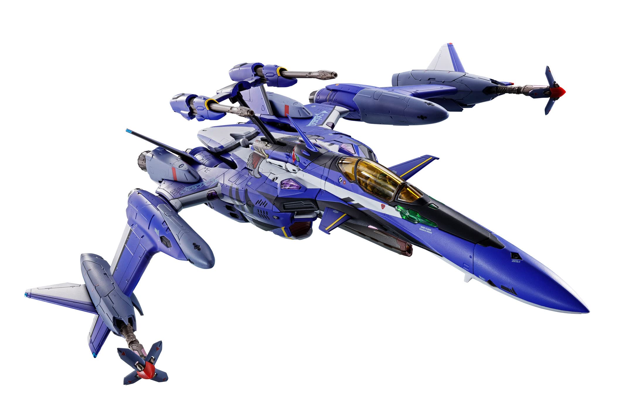 DX超合金 劇場版マクロスΔ 絶対LIVE!!!!!! YF-29 デュランダルバルキリー (マクシミリアンジーナス機) フルセットパック 約220mm ABS&ダイキャスト製 塗装済み可動フィギュ