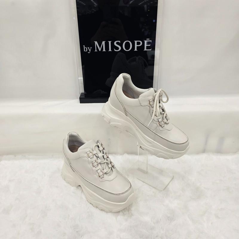 By 女性 ジュエリー ポイント 背伸びスニーカー 112HT430FD009 WHITE 3 JJ