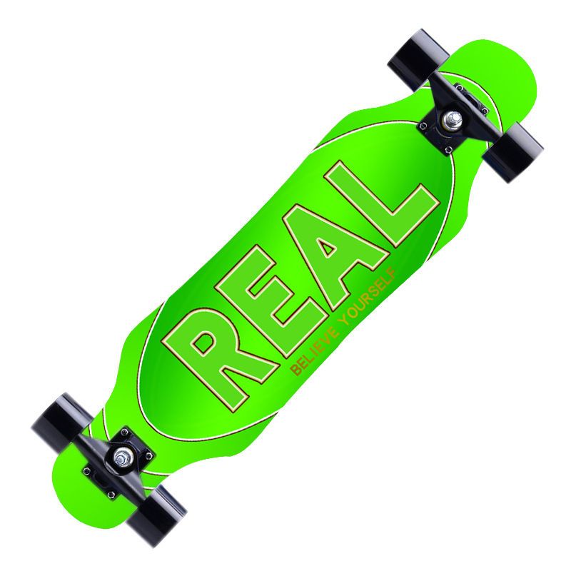 80cm専門長板道路四輪スケートボード青少年ブラシ街男子学生ダンスボード成人スケートボード