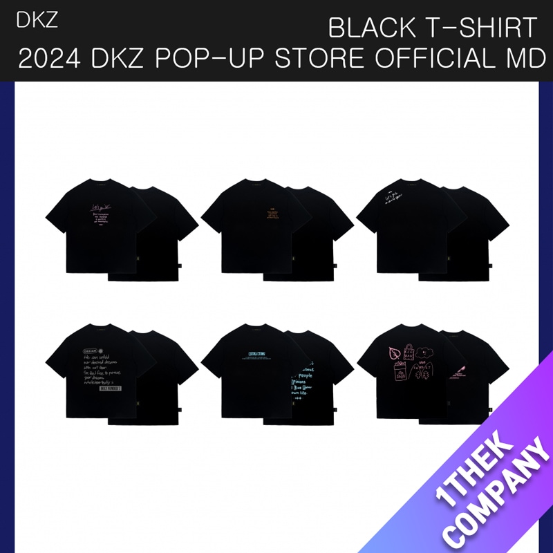 (購入金額特典)（BLACK T-SHIRT）2024 DKZ POP-UP STORE OFFICIAL MD 4,508円