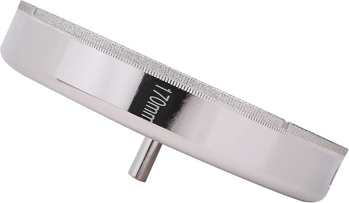 陶器・ガラス・大理石に穴あけ ダイヤモンドホールソー ドリルビット コアビット タイル 超硬 電動ドリル ドライバー ホールカッター (170mm)