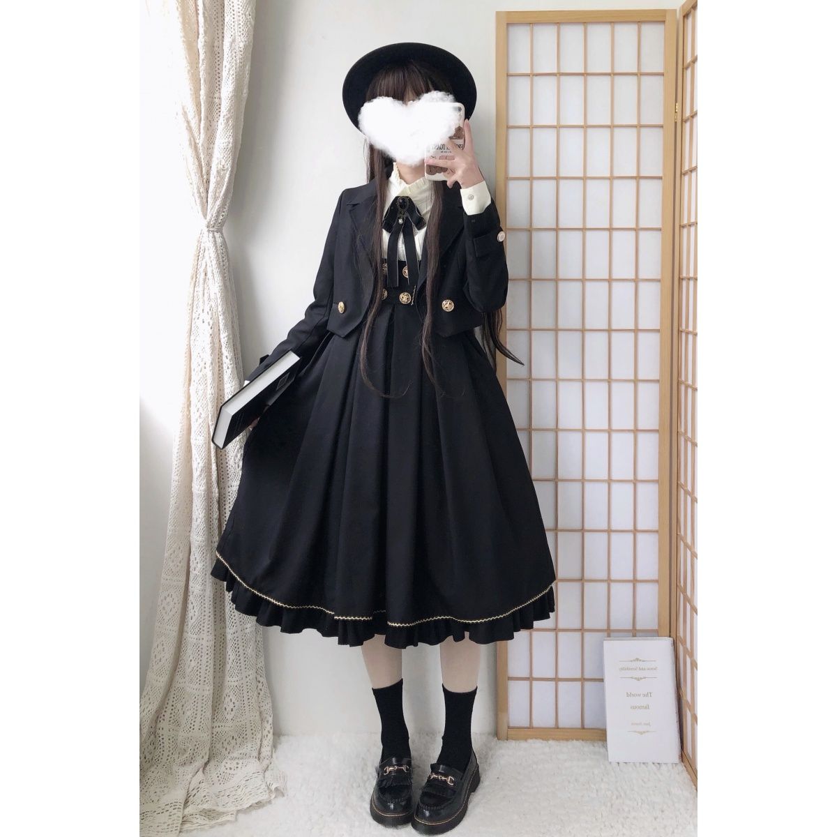 ワンピース/スーツ秋冬スカートネオロジストビッグスカートjkスモールスーツカレッジスタイルジャケットベストスーツ
