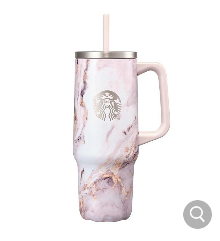 スターバ KOREA 大容量スウェルマーブルXLコールドカップ880ml SS Swell marble XL coldcup 880ml