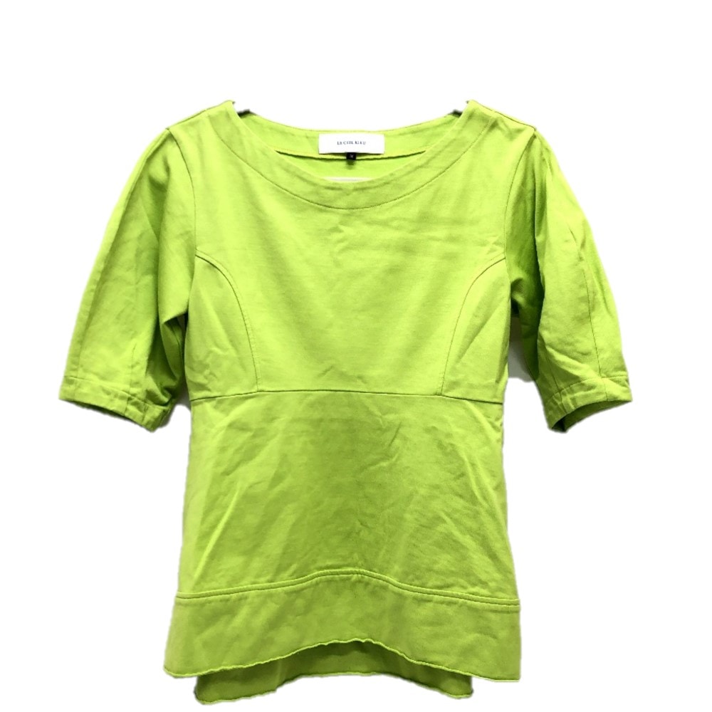 LE CIEL BLEU ルシェルブルー 半袖Ｔシャツ アパレル 半袖 トップス アパレル 半袖 コットン グリーン 5,611円