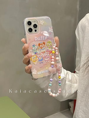 iPhone14Pro ダッフィーフレンズ携帯ケース-