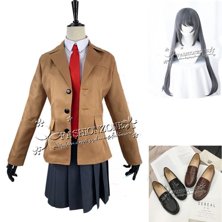 青春ブタ野郎はバニーガール先輩の夢を見ない風 桜島麻衣女子 制服 コスプレ衣装ウイッグ靴 cosplay コスチューム変装 演出服 cosplay 変装 仮装