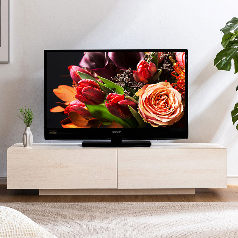 テレビ台 テレビボード テレビラック 引き出し収納 引き出し ローボード 収納 棚 TV台 TVボード 木目調 配線スマート 140cm ナチュラル ホワイト
