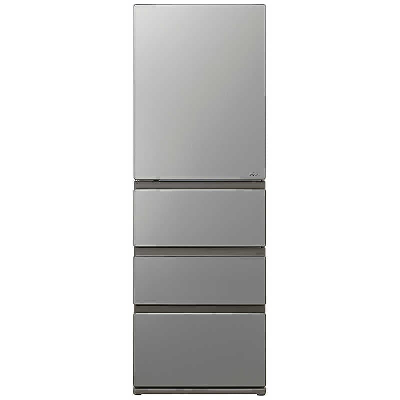 アクア　AQUA　冷蔵庫 4ドア 433L 左開き Delie＋(デリエ・プラス)シリーズ 幅59.5cm クリスタルシルバー　AQR-VZ43RL-S（標準設置無料） 92,386円