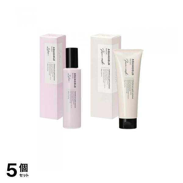 ファイテン アクアゴールド ローションｂ 200mL &フェイスウォッシュb 120g 5個セット