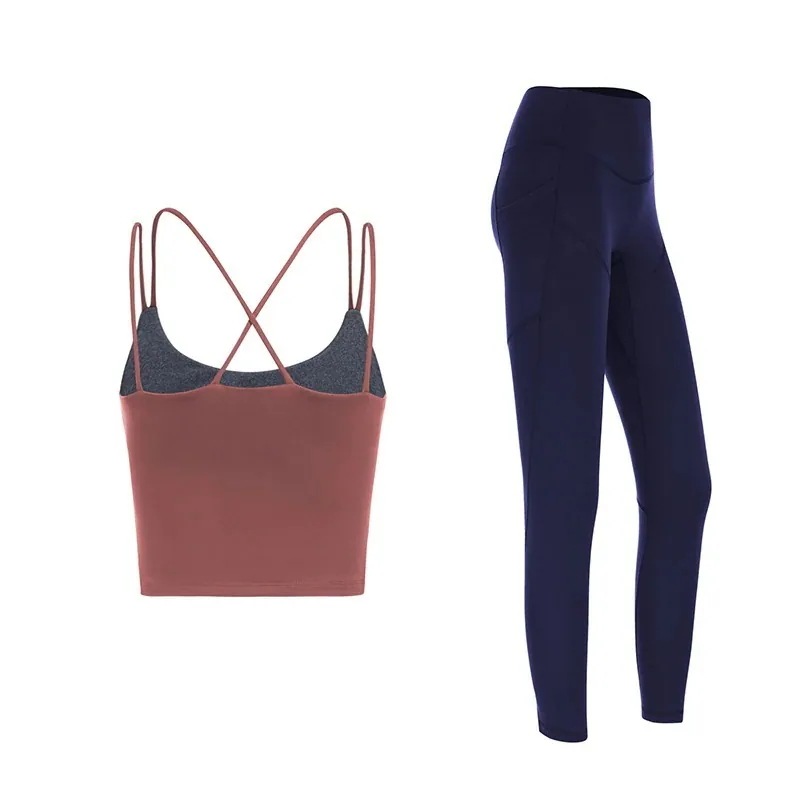 ヨガウェア 上下セット 韓国ファッション ヨガ トレーニングウェア 上下セット スポーツウェア