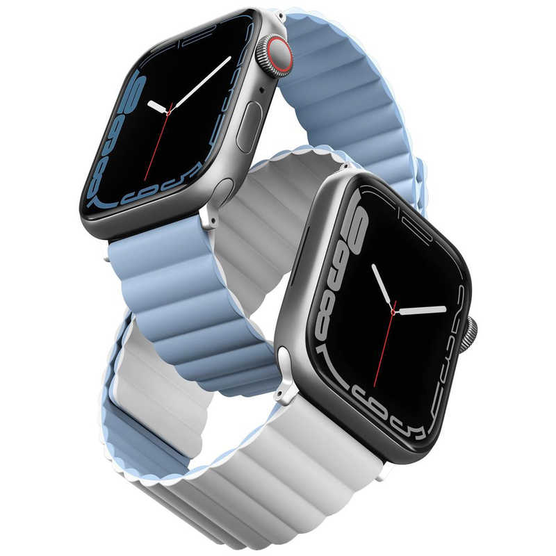 KENZAN　REVIX REVERSIBLE MAGNETIC APPLE WATCH STRAP 414038MM ARCTIC　UNIQ41MMREVWHTBLU