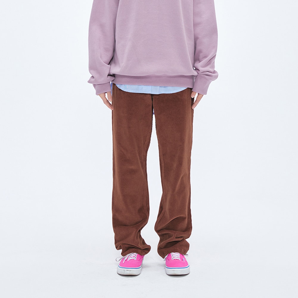 UNI CORDUROY PANTS (BROWN)