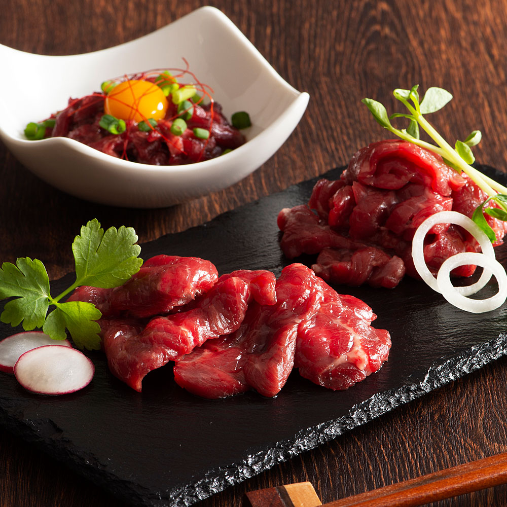 ふじ馬刺し 満喫セット ギフト包装 二重包装で発送