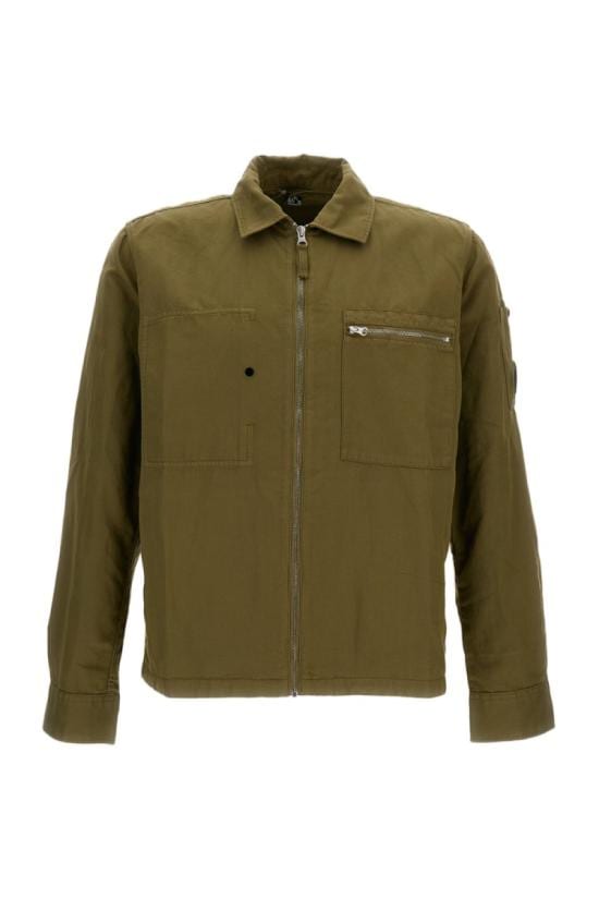 C.P. COMPANY Men Shirts 20CMOS226A110626G644 Green