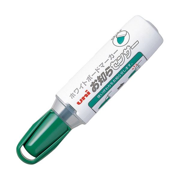 (まとめ) 三菱鉛筆 ホワイトボードマーカー お知らセンサー 太字丸芯 緑 PWB2007M.6 1セット(10本) (×5セット) 7,523円