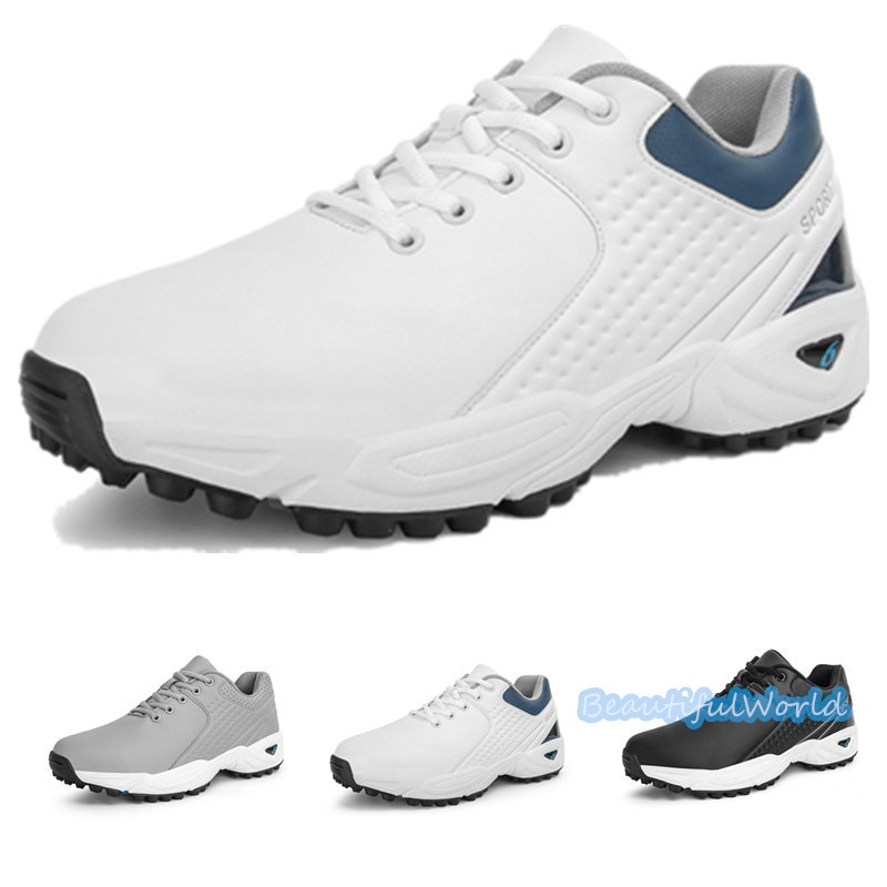 ゴルフシューズ メンズ レディース スニーカー アウトドアシューズ スポーツ靴 フィット感 軽量 耐久 動きやすい 防水 防滑 練習場 四節可能G7