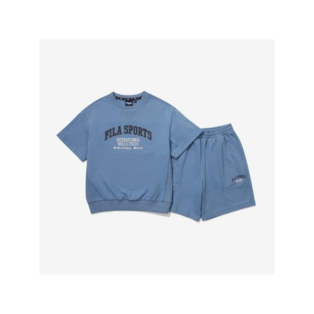 [FILA KIDS] ラウンドグラフィックセットアップ (FK2FSG2203M_VTB) Q0ZFK2FSG2203MVTB 9,585円