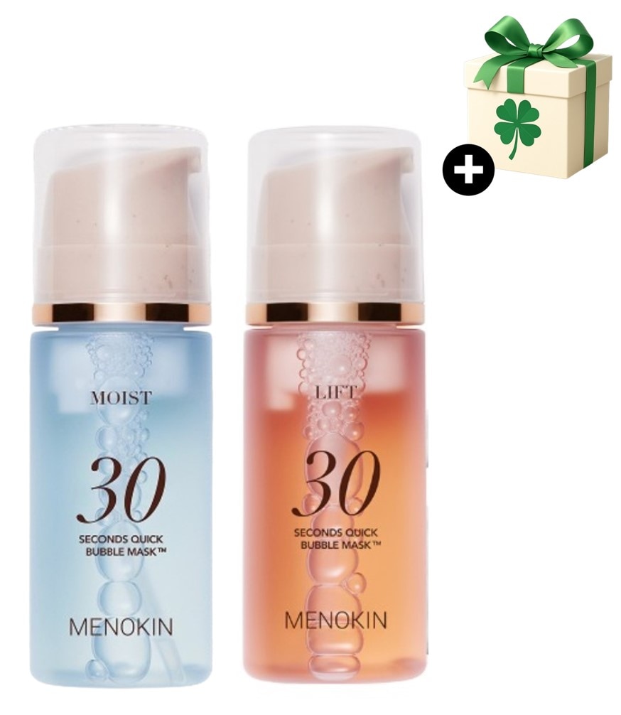 【1+1 韓国人気 洗い流さない顔パック】 30秒 クイック バブルパック 95ml モイスト +リフト バブルマスク 6,399円