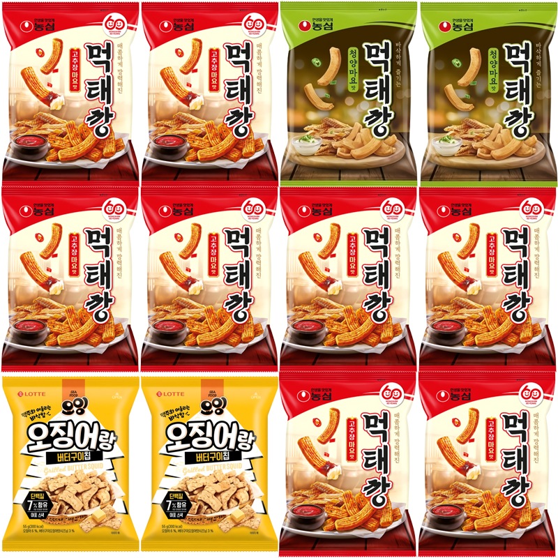 【NEW】モクテカン コチュジャンマヨ味 60g x 8袋 オジンオラン ボトグイチップ55gx 2袋 青陽マヨ味60g x 2袋その他