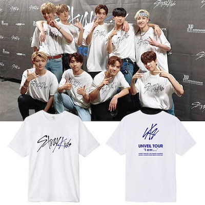 大人気!STRAYKIDSコンサートUnveilTour週辺 半袖Tシャツ ...のサムネイル