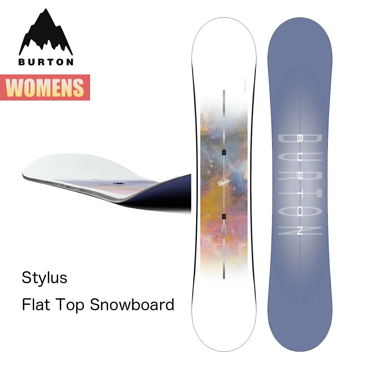 スノーボード 板 レディース 24-25 スタイラス フラットトップ W25JP-106971 Womens Stylus Flat Top Snowboard ウィメンズ