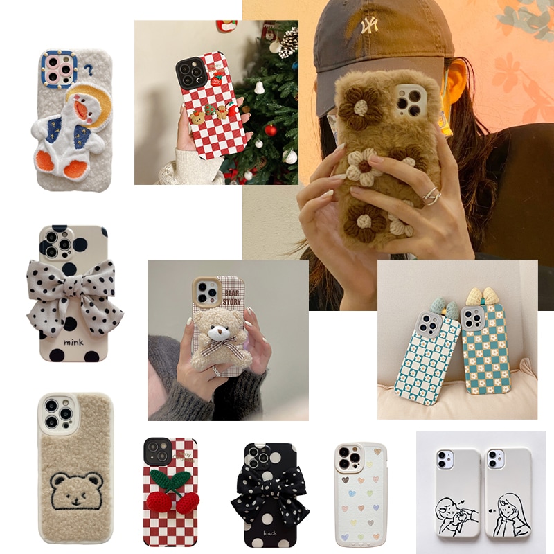 ins冷淡風甘美でかわいい新しい携帯ケースiphone 13携帯ケース 韓国の人気携帯ケース