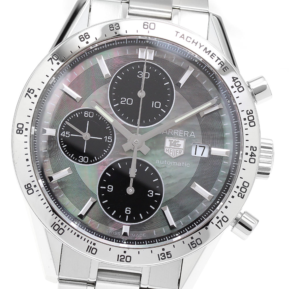 タグホイヤー TAG HEUER CV201P カレラ キャリバー16 クロノグラフ デイト 自動巻き メンズ _889259【中古】