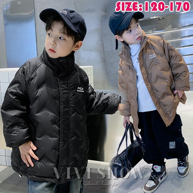 【赤字開催】子供服 男子 ダウンジャケット キッズ ダウンコート 子ども アウター ショート丈 オーバーコート防寒防 スタンドカラー 男女兼用 可愛い
