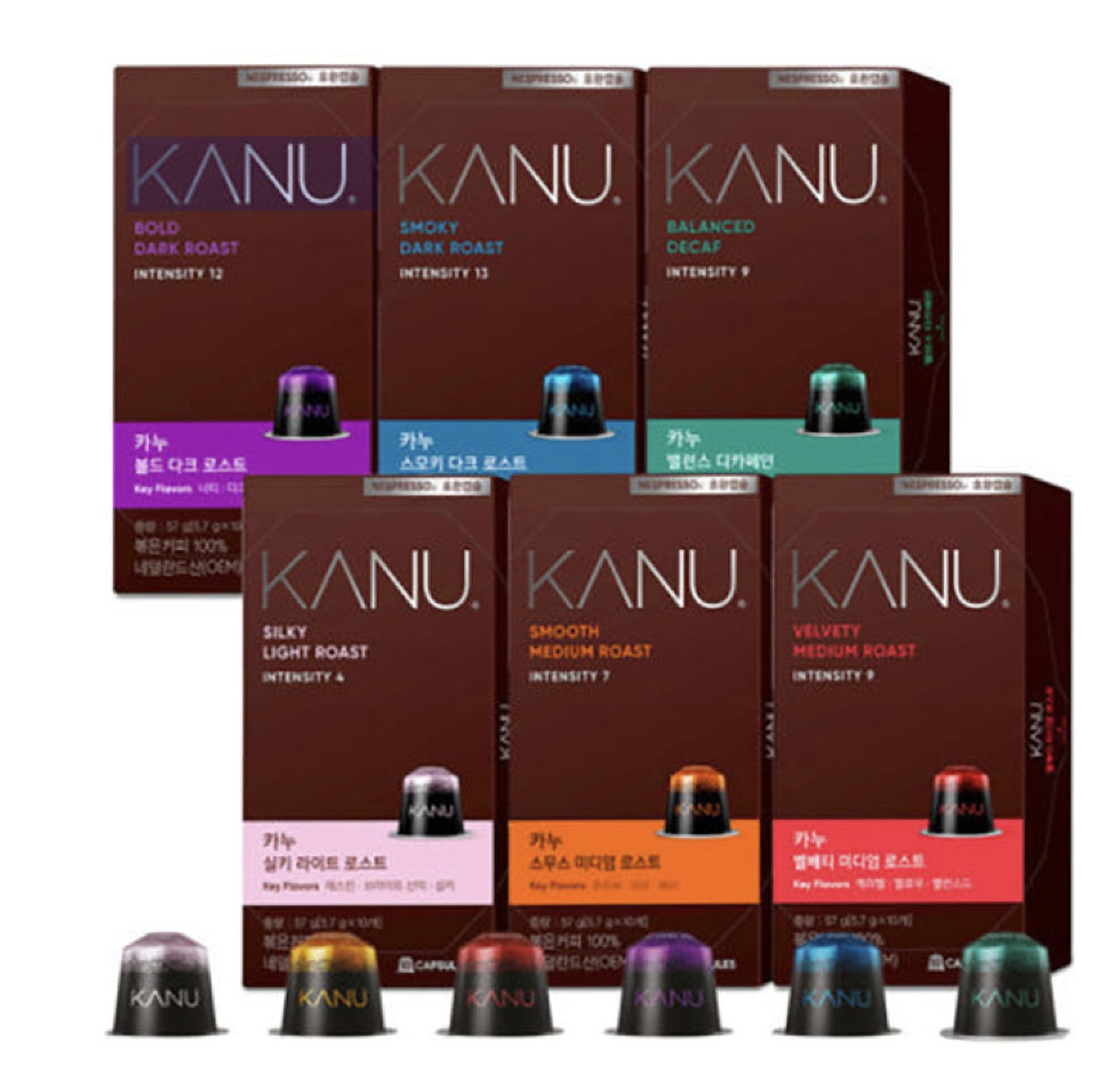 ネスプレッソ互換カプセルコーヒー6種