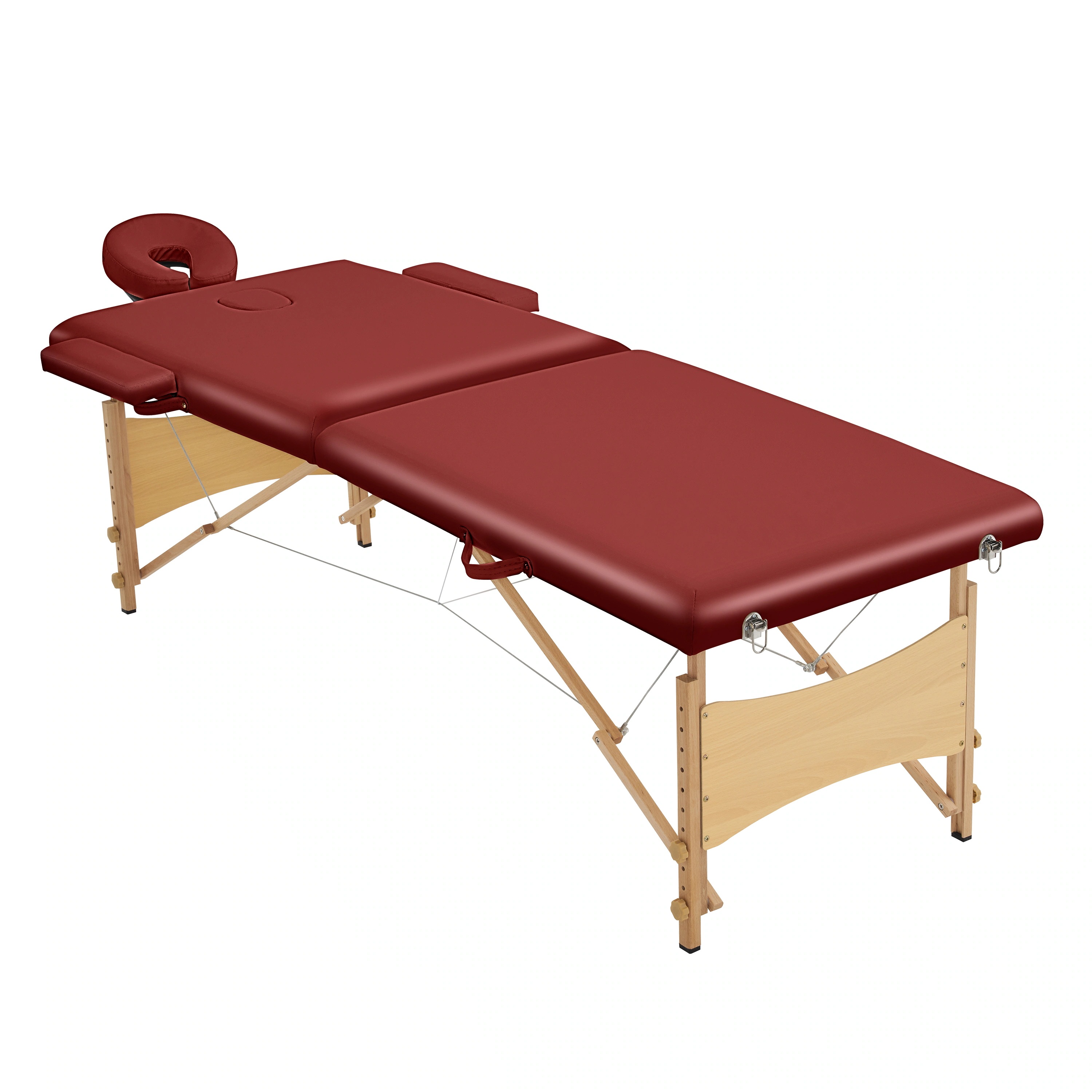 441【 マックスサイズ】【人気商品】【ワイン】 マッサージベッド 折りたたみ コンパクト 超軽量 エステベッド 7カラー選べる マッサージ台 施術台 施術ベッド