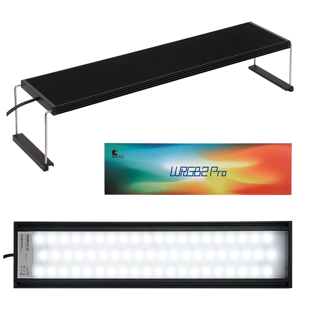 Ｃｈｉｈｉｒｏｓ　ＬＥＤ　ＷＲＧＢ　ＩＩ　ＰＲＯ　６０　６６３０ｌｍ　水槽ライト　アクアリウム　照明　６０ｃｍ　ＣＲＣ10―15―10―40―40