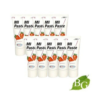 【送料無料】ジーシー MI ペースト ストロベリー 40g×10本セット