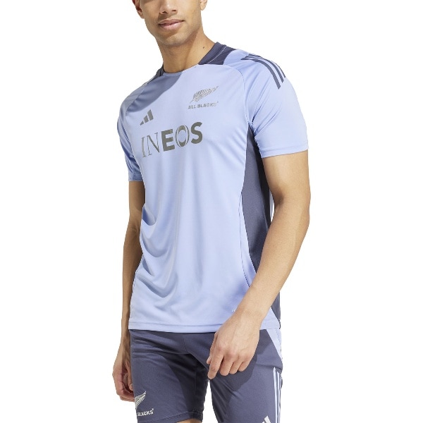 adidas アディダス オールブラックス ラグビー AEROREADY 半袖Tシャツ ラグビー・アメフト 半袖Tシャツ JUJ26-IX0723